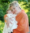 Mum Donna Caldwell with her nine-week-old daughter Alexandra who she thought had died six weeks into her pregnancy